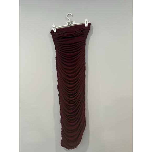 House of CB Sasha Raisin Midi Dress Size Medium 2350 - Picture 9 of 13